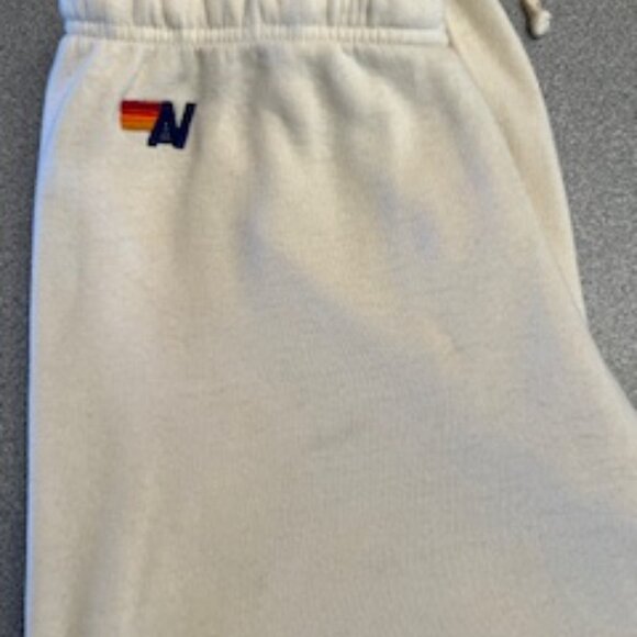 Aviator Nation 5 Stripe Vintage White Sweatpant XLarge - Picture 6 of 9